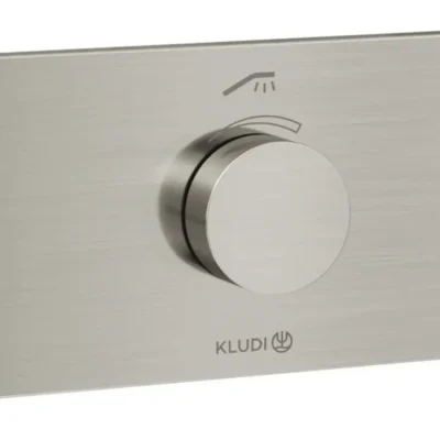 Kludi Tronic - zemapmetuma termostatisks maisītājs, 2 patērētājiem, niķelis matēts 38300N5-00