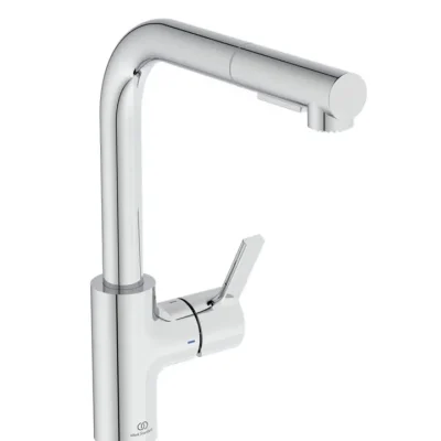 Ideal Standard Gusto - virtuves izlietnes maisītājs ar izvelkamu dušu, hroms BD420AA