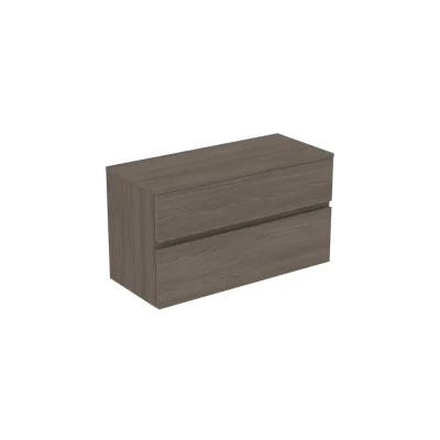 Ideal Standard Finesse - izlietnes skapītis, 100x44x56 cm, 2 atvilktnes, Dark Elm E3424UR