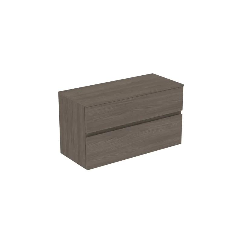 Ideal Standard Finesse - izlietnes skapītis, 100x44x56 cm, 2 atvilktnes, Dark Elm E3424UR
