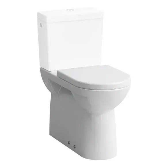 Laufen Pro - WC kombisistēma, apakšdaļa, aizmugurējā/apakšējā notece, ūdens pieslēgums sānos, balts H8249554002311