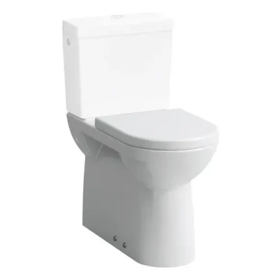 Laufen Pro - WC kombisistēma, apakšdaļa, aizmugurējā/apakšējā notece, ūdens pieslēgums sānos, balts H8249550002311