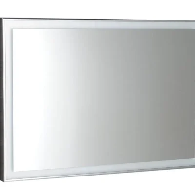 Sapho Luminar - spogulis rāmī 90x50 cm, ar LED apgaismojumu, hromēts NL559