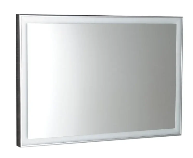 Sapho Luminar - spogulis rāmī 90x50 cm, ar LED apgaismojumu, hromēts NL559