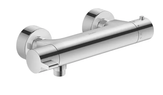 Duravit B.2 - termostata sienas dušas maisītājs, hromēts B24220000010