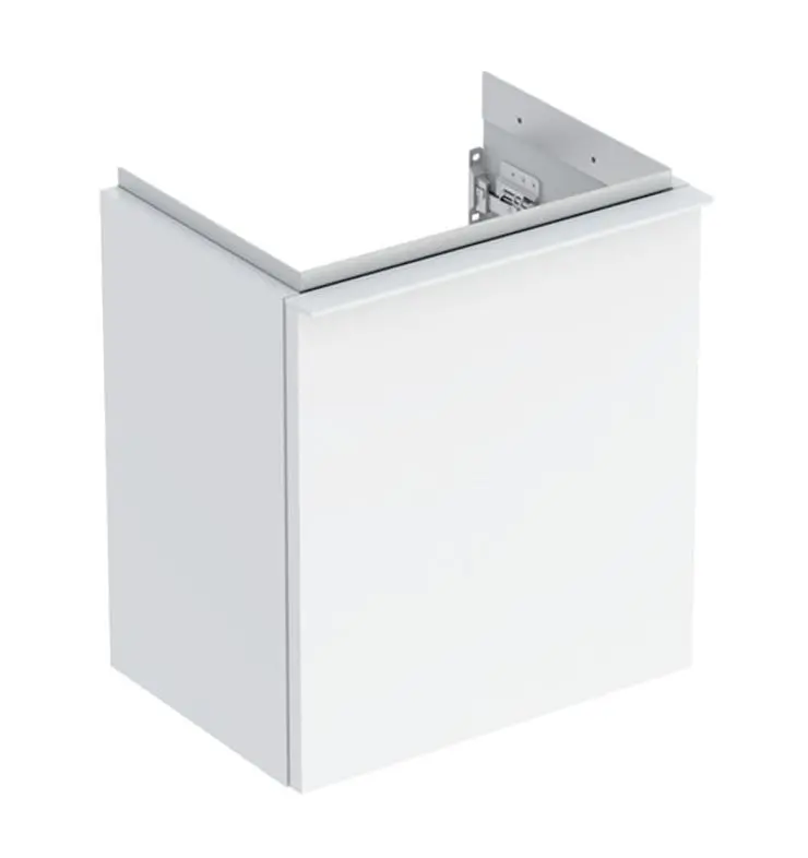 Geberit iCon - izlietnes skapītis 37x42x28 cm, 1 durvis, eņģes kreisajā pusē, balts spīdīgs 502.301.01.1