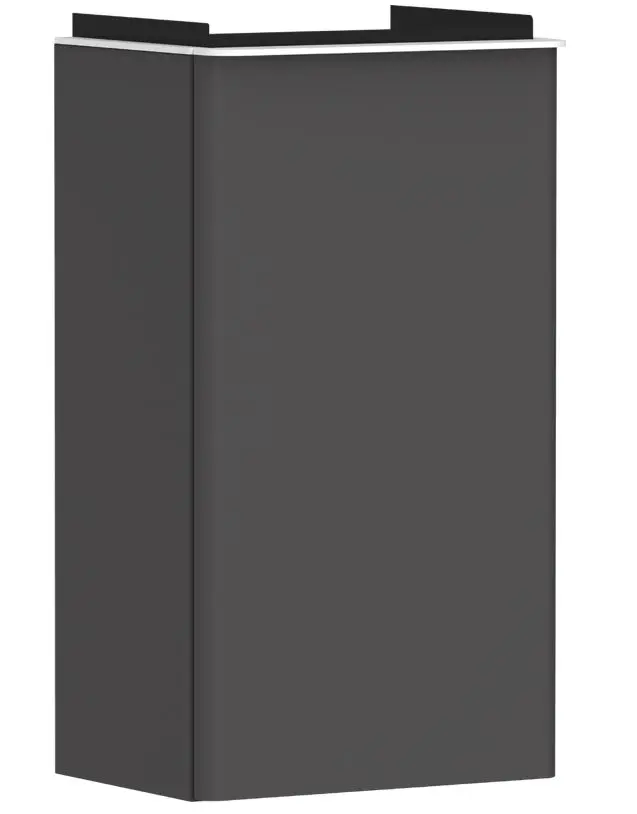 Hansgrohe Xelu Q - izlietnes skapītis, 63x34x27 cm, 1 durvis, eņģes labajā pusē, matēti pelēks/matēti balts 54016700