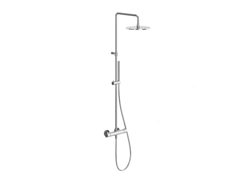 Ravak Espirit - dušas komplekts ar termostatu, diametrs 25 cm, hroms X070494