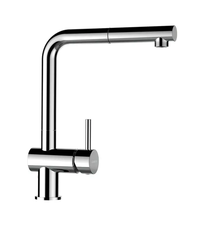SCHOCK Epos - virtuves izlietnes maisītājs ar izvelkamu izteku, hroms 540120CHR