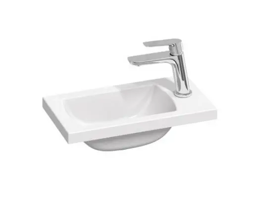 Ravak Classic II - rokas izlietne 40x22 cm, bez pārplūdes, jaucējkrāna caurums, balta XJX01140004