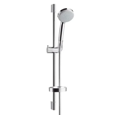 Hansgrohe Croma - dušas komplekts, 9 l/min, 4 strūklas veidi, 0,65 m stienis un šļūtene, hroms 27776000