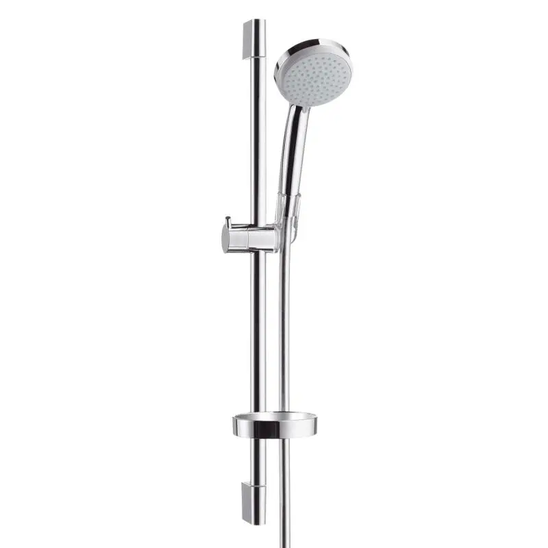 Hansgrohe Croma - dušas komplekts, 9 l/min, 4 strūklas veidi, 0,65 m stienis un šļūtene, hroms 27776000