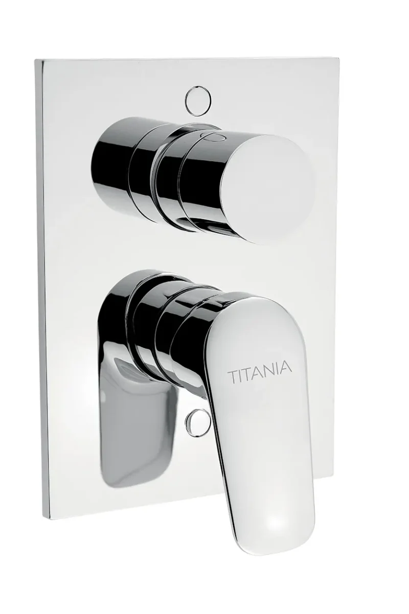 Novaservis Titania Pure - zemapmetuma maisītājs ar korpusu, hroms 90350R,0