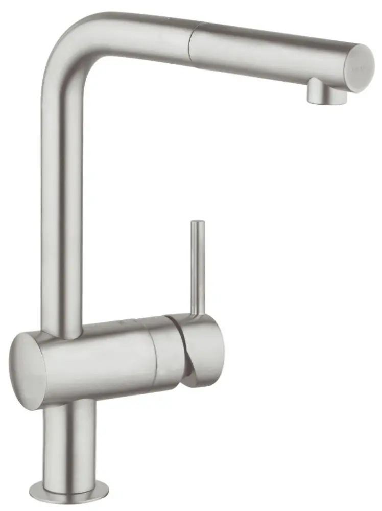 Grohe Minta - vienas sviras virtuves izlietnes maisītājs, SuperSteel 32168DC0