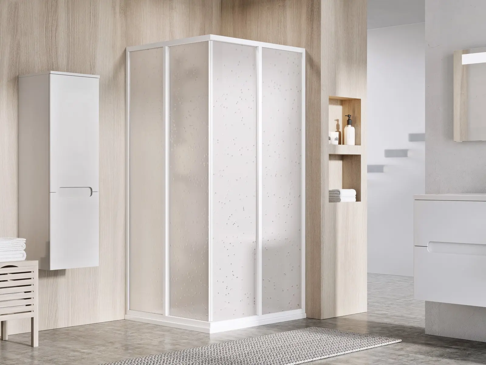 Ravak Supernova - dušas kabīne 90x90 cm, balta/Pearl 14V701O211S