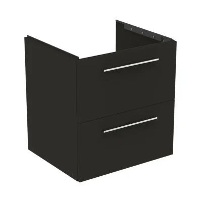 Ideal Standard i.Life B - izlietnes skapītis 60x63x51 cm, 2 atvilktnes, matēti antracīta T5270NV