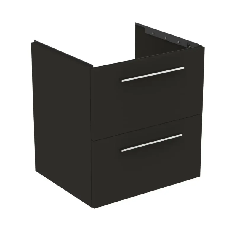 Ideal Standard i.Life B - izlietnes skapītis 60x63x51 cm, 2 atvilktnes, matēti antracīta T5270NV