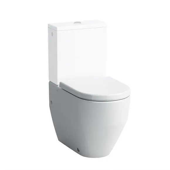 Laufen Pro - grīdas WC komplekts, apakšdaļa, 65x36 cm, izvads aizmugurē/apakšā, LCC, balts H8259524000001
