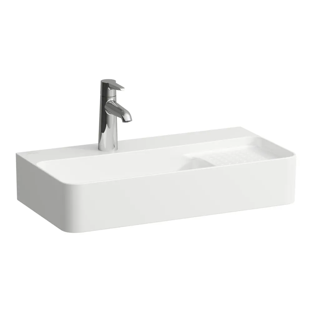 Laufen VAL - roku mazgāšanas izlietne, 60x31 cm, bez pārplūdes, jaucējkrāna caurums, balta H8152850001041