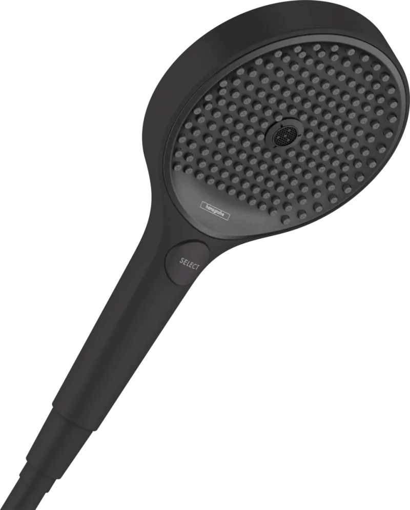 Hansgrohe Rainfinity - rokas duša 130, 3 strūklu veidi, matēti melns 26864670