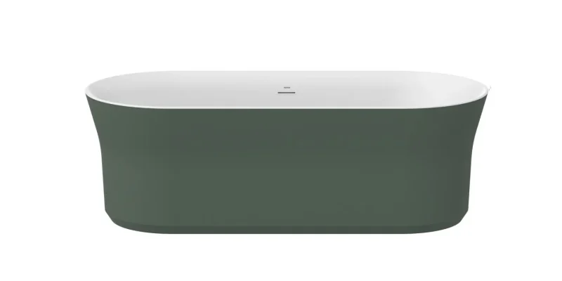 Ravak Ypsilon - Brīvi stāvoša vanna, 180x80 cm, Grey Green/balta XC00100052