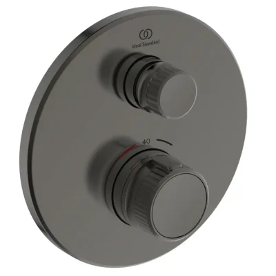 Ideal Standard CeraTherm Navigo - termostatisks dušas maisītājs, zemapmetuma, magnetic grey A7295A5