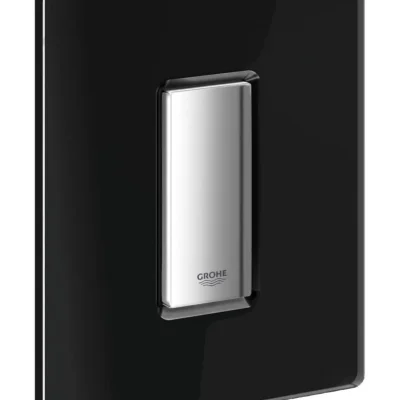 Grohe Skate Cosmo - vadības plate, hroms/stikls, Velvet Black, melns 38846KS0