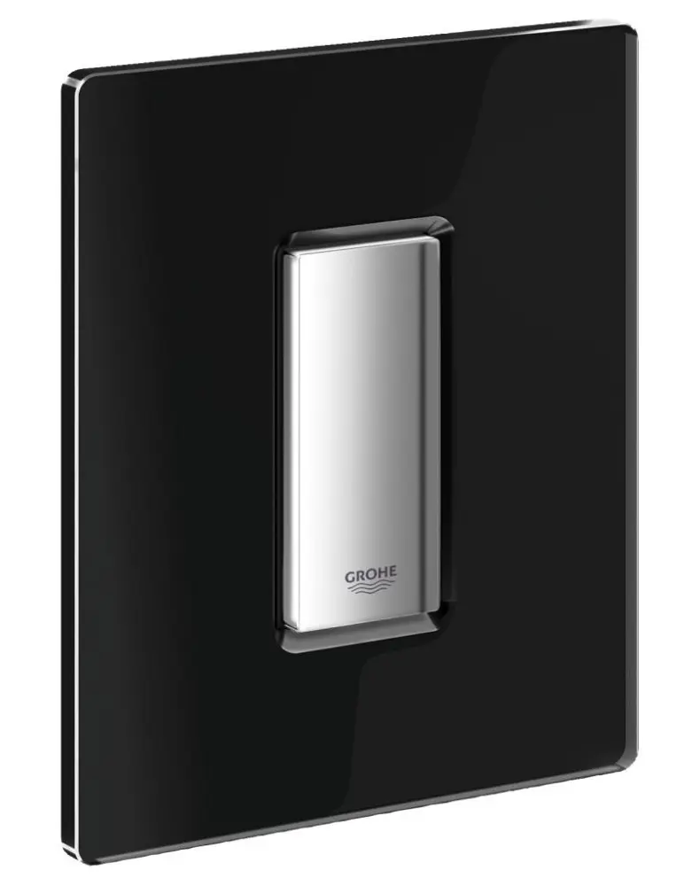 Grohe Skate Cosmo - vadības plate, hroms/stikls, Velvet Black, melns 38846KS0