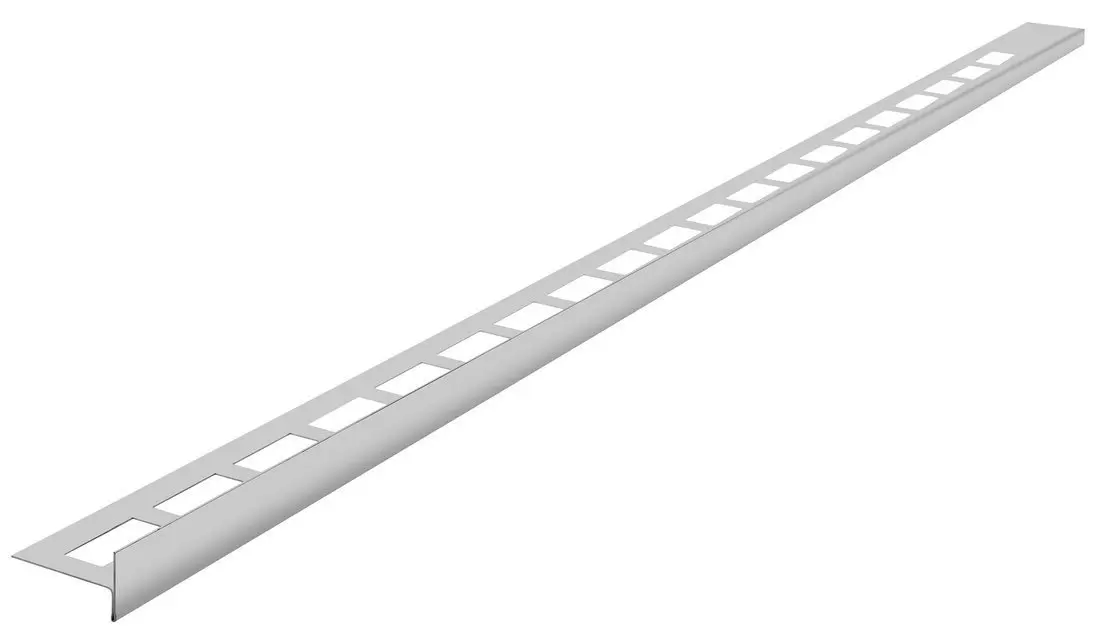 Sapho noteces renes līstes - noteces renes līste drenāžas līste, garums 1500 mm, kreisā, birstēts nerūsējošais tērauds SPD1510-L