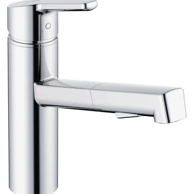 Kludi M3 - virtuves izlietnes maisītājs ar izvelkamu dušu, hroms 585810575