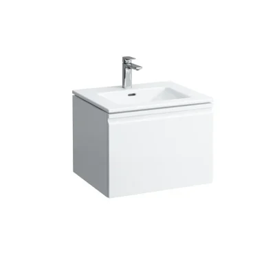 Laufen Pro S - izlietne ar zemizlietnes skapi, 60x50 cm, 1 atvilktne, balts matēts H8609614631041