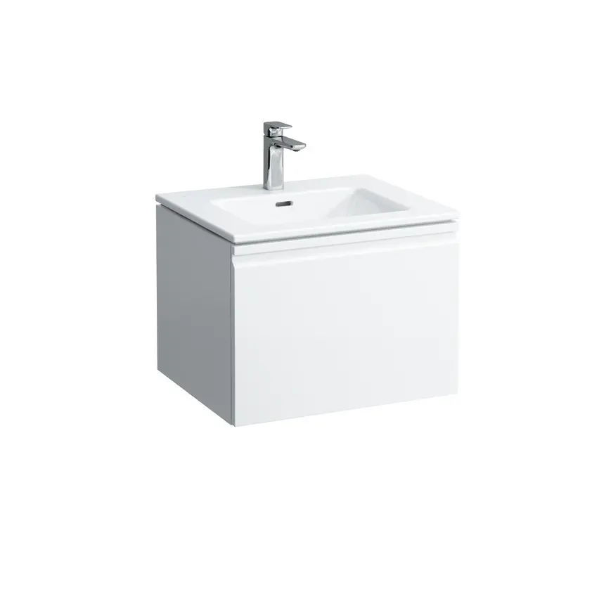 Laufen Pro S - izlietne ar zemizlietnes skapi, 60x50 cm, 1 atvilktne, balts matēts H8609614631041