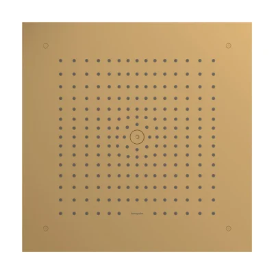 Hansgrohe Raindance E - galvas duša, 40x40 cm, birstēta bronza 26252140
