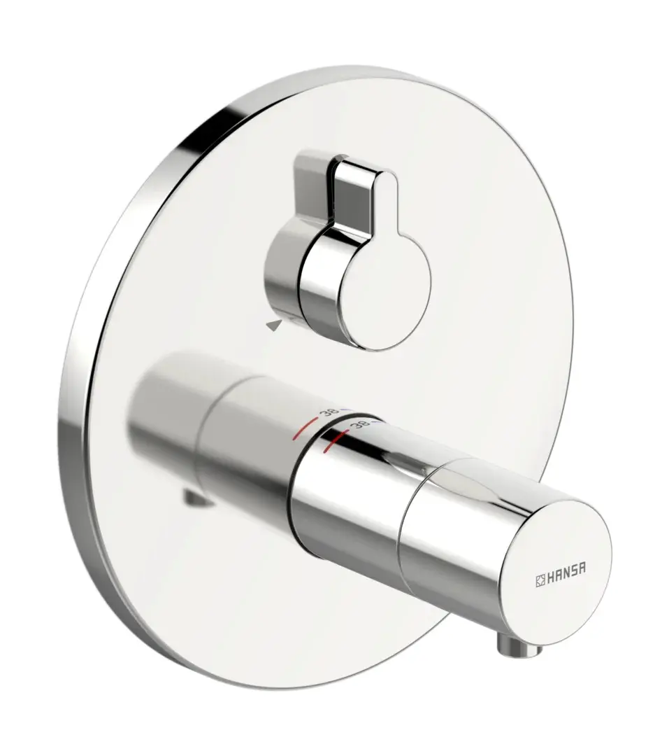 Hansa Varox Pro - zemapmetuma termostata maisītājs 2 patērētājiem, hroms 40589083
