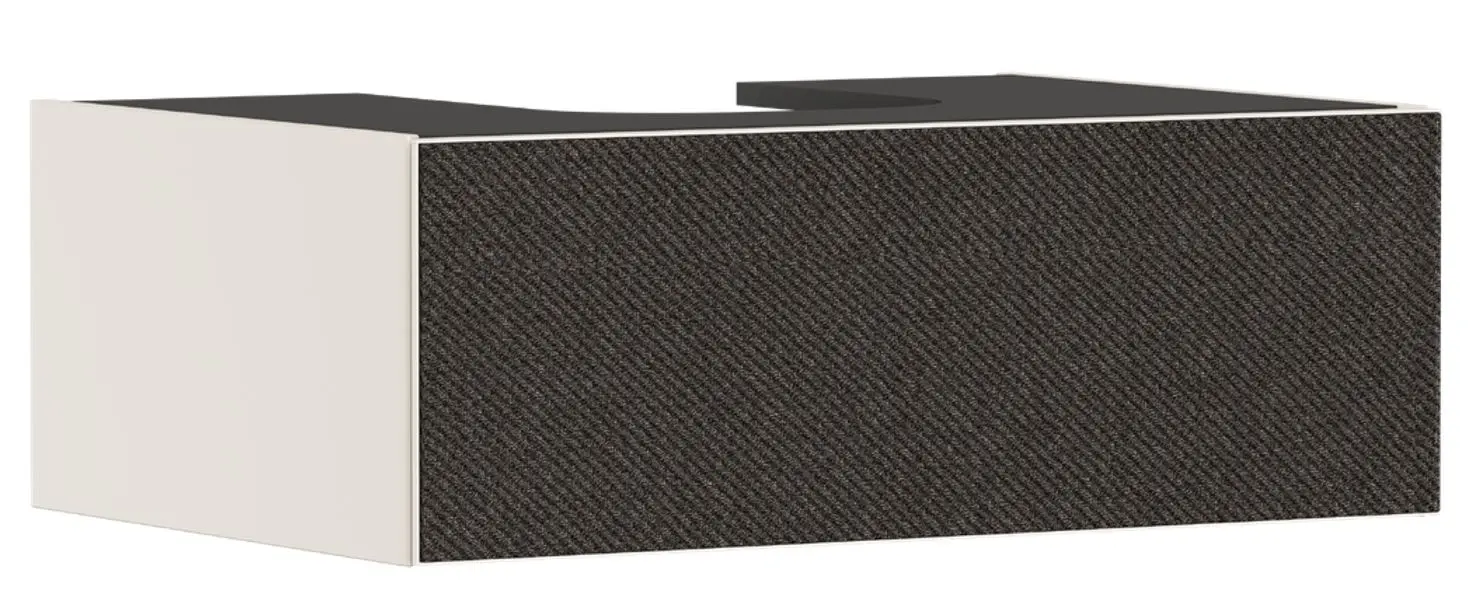 Hansgrohe Xevolos E - izlietnes skapītis, 28x78x55 cm, 1 atvilktne, matēti bēšs/tekstils tumši pelēks 54311660