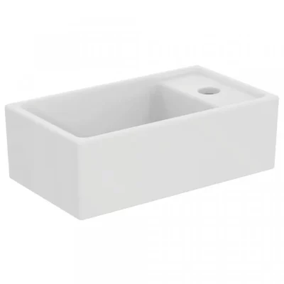 Ideal Standard Tempo - roku mazgājamā izlietne 37x21 cm, bez pārplūdes, 1 jaucējkrāna caurums labajā pusē, balta E211201