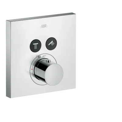 Axor ShowerSelect - termostata maisītājs - zemapmetuma, 2 patērētājiem, hroms 36715000
