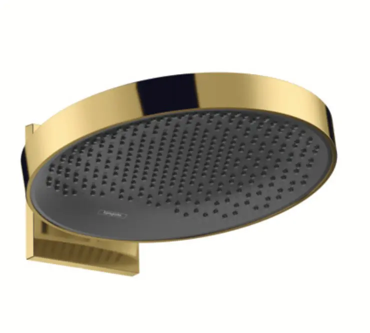 Hansgrohe Rainfinity - galvas duša 360 ar pieslēgumu, 1 strūklas veids, pulēts zelts 26230990
