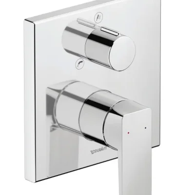 Duravit Manhattan - zemapmetuma maisītājs, 2 patērētājiem, hroms MH5210018010