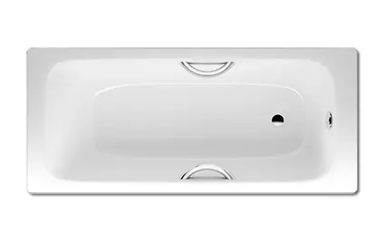 Kaldewei Advantage - Taisnstūrveida vanna Cayono Star 756, 170x75 cm, ar rokturu atverēm, pilnībā neslīdoša, balta 275634010001