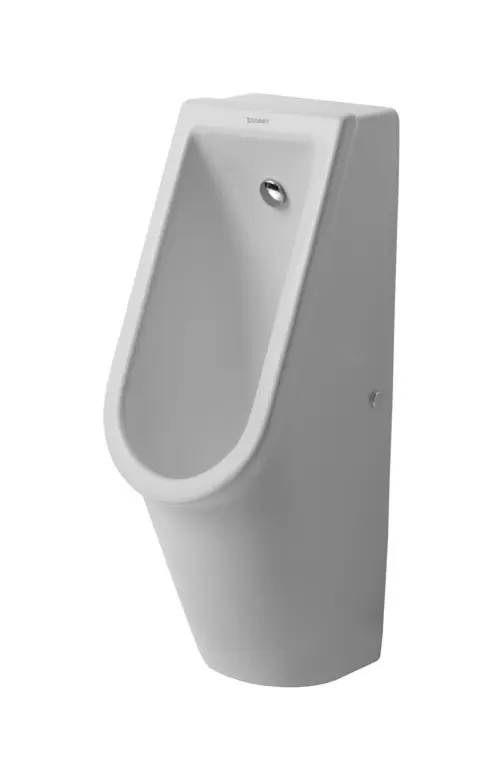 Duravit Starck 3 - pisuārs, pieslēgums aizmugurē, Rimless, ar WonderGliss, alpu balts 08272500001