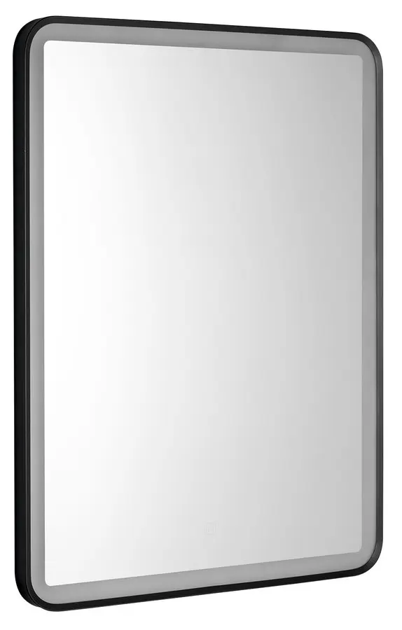 Aqualine - spogulis ar LED apgaismojumu, 80x60 cm, skāriena sensors, matēti melns SW060