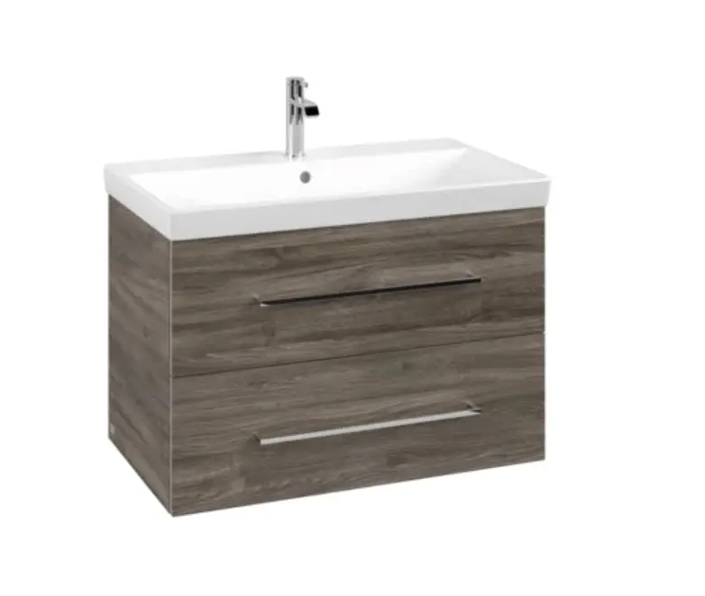Villeroy & Boch Avento - izlietnes skapītis, 78x51x45 cm, 2 atvilktnes, Stone Oak A89100RK