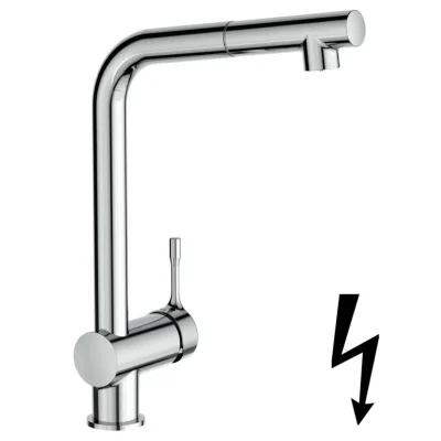 Ideal Standard Ceralook - virtuves maisītājs ar izvelkamu pieslēgumu, hroms BC177AA