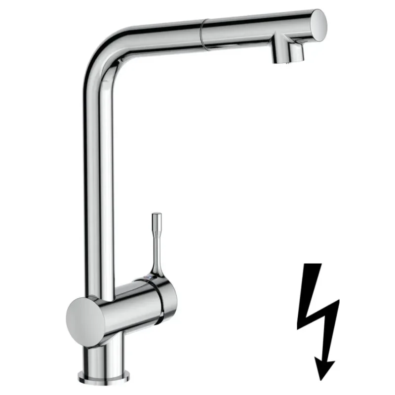 Ideal Standard Ceralook - virtuves maisītājs ar izvelkamu pieslēgumu, hroms BC177AA
