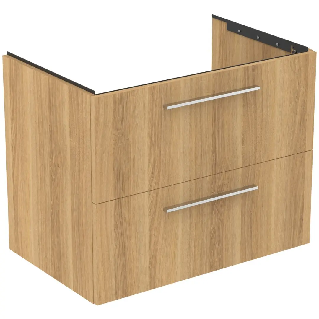 Ideal Standard i.Life B - izlietnes skapītis 80x63x51 cm, 2 izvelkamās atvilktnes, ozols T5272NX