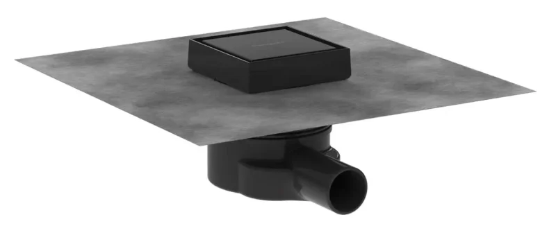 Hansgrohe RainDrain Point - punktveida noteka, 10x10 cm, matēti melna 56247670