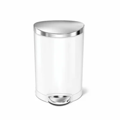 Simplehuman atkritumu tvertnes - atkritumu tvertne, 6 l, balta CW1835CB