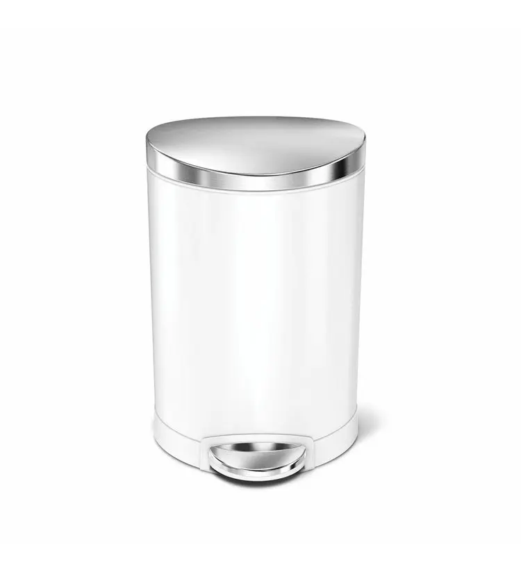 Simplehuman atkritumu tvertnes - atkritumu tvertne, 6 l, balta CW1835CB
