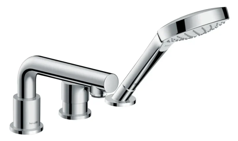 Hansgrohe Talis S - 3 caurumu vannas maisītājs, hroms 72416000